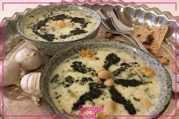 طرز تهیه آش دوغ اردبیل به سبک خانگی